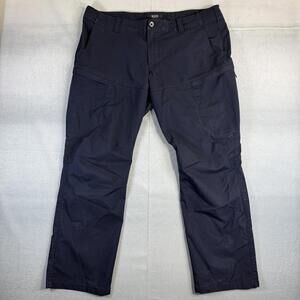 511 Tactical Apex Pants Mens 44x32 Navy Cargo Stretch Zip Pocket Performance